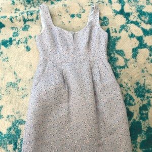 Nanette Lepore | Size 2 light blue dress empire waist with floral details